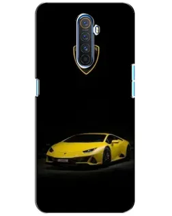 Чохол для Realme X2 Pro з картинкою «Lamborghini жовтий акцент»