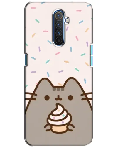 Чехол для Realme X2 Pro с картинкой «Пушин с кексом»
