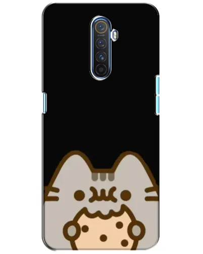 Чехол для Realme X2 Pro с картинкой «Пушин на черном»