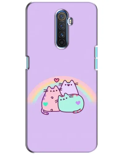 Чехол для Realme X2 Pro с картинкой «Радужные Пушины»