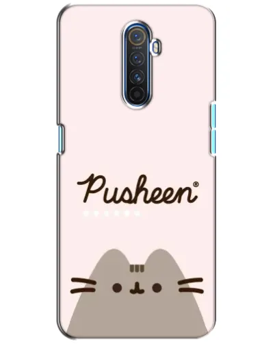 Чехол для Realme X2 Pro с картинкой «Pusheen логотип»