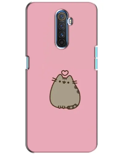Чехол для Realme X2 Pro с картинкой «Pusheen сердце»
