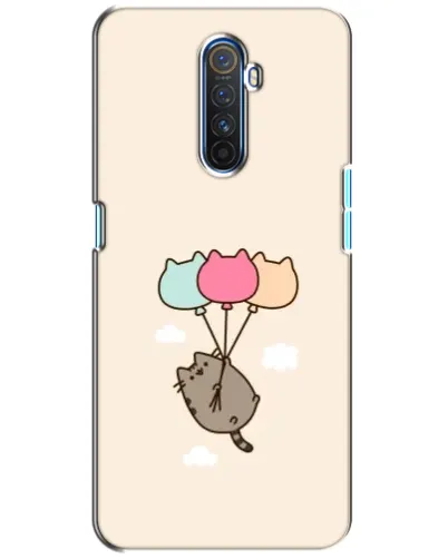 Чехол для Realme X2 Pro с картинкой «Пушин на шариках»