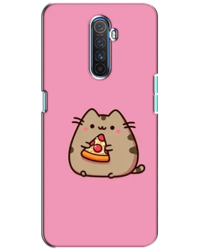 Чехол для Realme X2 Pro с картинкой «Пушин с пиццей»