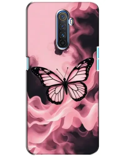 Чехол для Realme X2 Pro с картинкой «Бабочка в дыму»