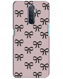 Чехол для Realme X2 Pro с картинкой «Черные бантики»