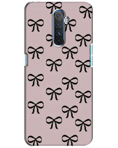 Чехол для Realme X2 Pro с картинкой «Черные бантики»