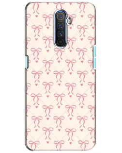 Чехол для Realme X2 Pro с картинкой «Розовые бантики Coquette»
