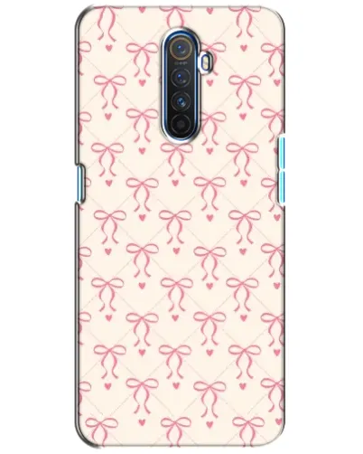 Чехол для Realme X2 Pro с картинкой «Розовые бантики Coquette»
