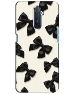 Чехол для Realme X2 Pro с картинкой «Черные бантики»