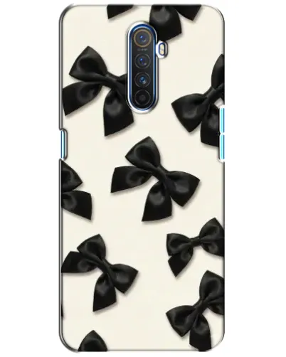 Чехол для Realme X2 Pro с картинкой «Черные бантики»