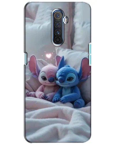 Чехол для Realme X2 Pro с картинкой «Плюшевые Стич Ангел»