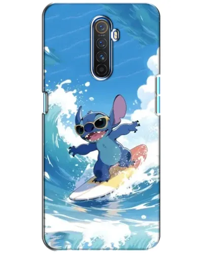 Чехол для Realme X2 Pro с картинкой «Стич на волне»