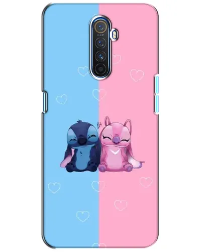 Чехол для Realme X2 Pro с картинкой «Stitch и Angel Love»