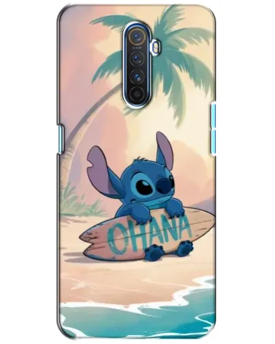 Чехол для Realme X2 Pro с картинкой «Стич на серфе»