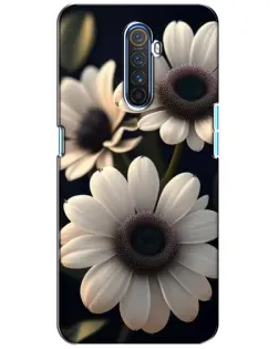Чехол для Realme X2 Pro с картинкой «Белые маргаритки макро»