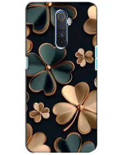 Чехол для Realme X2 Pro с картинкой «Клевер в золоте»