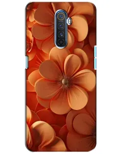 Чехол для Realme X2 Pro с картинкой «Оранжевый макро цветок»