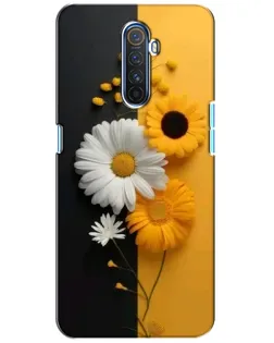 Чехол для Realme X2 Pro с картинкой «Подсолнух и ромашка»