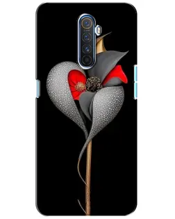 Чехол для Realme X2 Pro с картинкой «Серебряный фантазийный цветок»