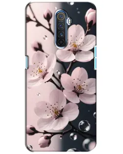 Чехол для Realme X2 Pro с картинкой «Нежная сакура и капли»