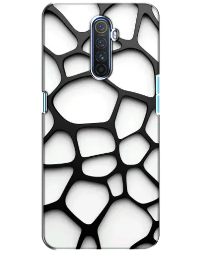 Чехол для Realme X2 Pro с картинкой «Белая объемная сетка» Чехол для Realme X2 Pro с картинкой «Белая объемная сетка»