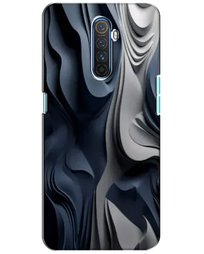 Чехол для Realme X2 Pro с картинкой «Объемные синие складки» Чехол для Realme X2 Pro с картинкой «Объемные синие складки»