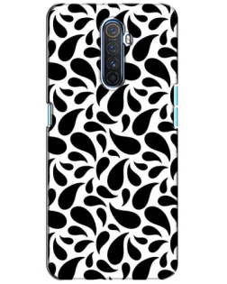 Чехол для Realme X2 Pro с картинкой «Контрастные черные капли»