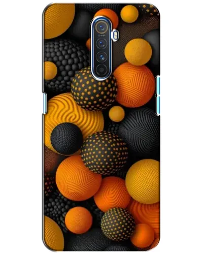 Чехол для Realme X2 Pro с картинкой «Объемные оранжевые сферы» Чехол для Realme X2 Pro с картинкой «Объемные оранжевые сферы»