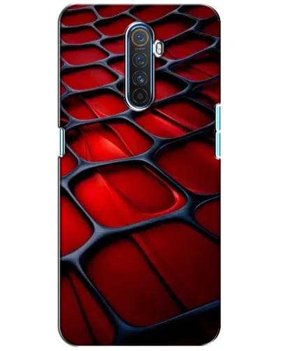 Чехол для Realme X2 Pro с картинкой «Красная глянцевая сетка» Чехол для Realme X2 Pro с картинкой «Красная глянцевая сетка»
