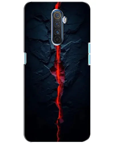 Чехол для Realme X2 Pro с картинкой «Kрасная лавовая трещина» Чехол для Realme X2 Pro с картинкой «Kрасная лавовая трещина»