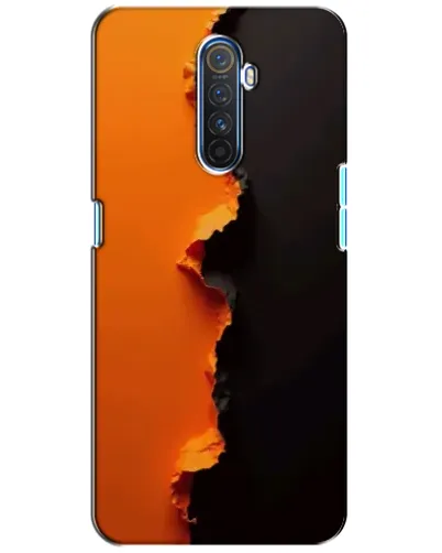 Чехол для Realme X2 Pro с картинкой «Оранжевый разлом» Чехол для Realme X2 Pro с картинкой «Оранжевый разлом»