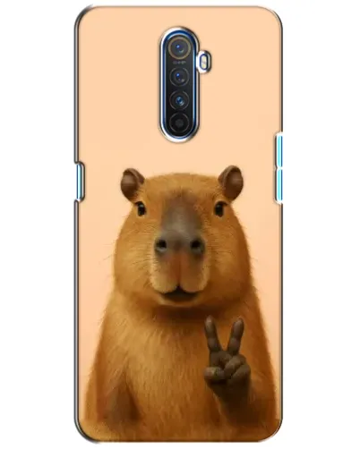 Чехол для Realme X2 Pro с картинкой «Капибара виктория»
