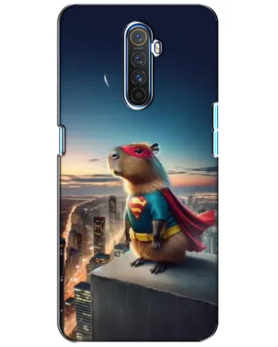 Чехол для Realme X2 Pro с картинкой «Капи-мен супергерой»