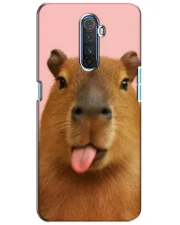 Чехол для Realme X2 Pro с картинкой «Капибара с языком» Чехол для Realme X2 Pro с картинкой «Капибара с языком»