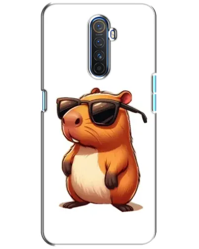 Чехол для Realme X2 Pro с картинкой «Капибара в очках»