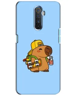 Чехол для Realme X2 Pro с картинкой «Капибара на скейте» Чехол для Realme X2 Pro с картинкой «Капибара на скейте»