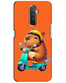 Чехол для Realme X2 Pro с картинкой «Капибара на скутере» Чехол для Realme X2 Pro с картинкой «Капибара на скутере»