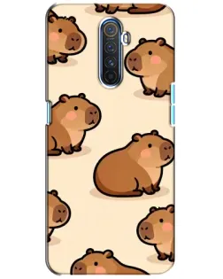 Чехол для Realme X2 Pro с картинкой «Паттерн милых капибар» Чехол для Realme X2 Pro с картинкой «Паттерн милых капибар»