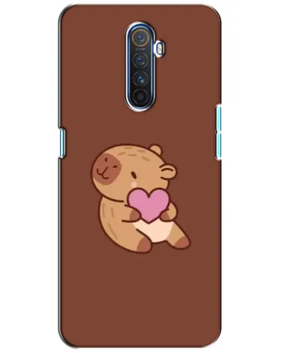 Чехол для Realme X2 Pro с картинкой «Капибара с сердцем»
