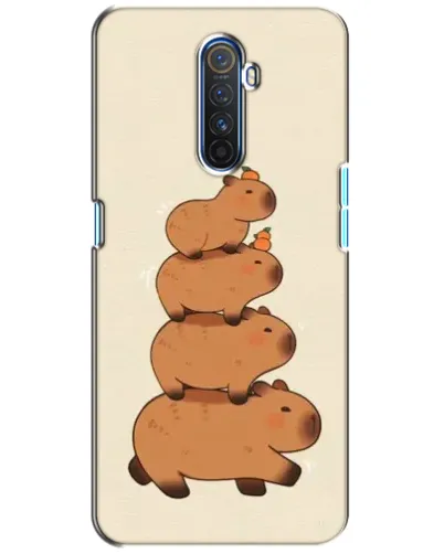 Чехол для Realme X2 Pro с картинкой «Башня из капибар»