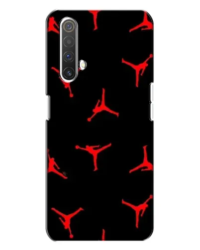 Чехол для Realme X3 с картинкой «Jordan Red Pattern»