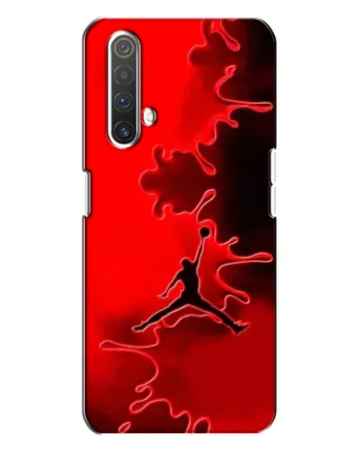 Чехол для Realme X3 с картинкой «Jordan Red Smoke»