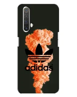 Чохол для Realme X3 з картинкою «Помаранчевий дим Adidas»