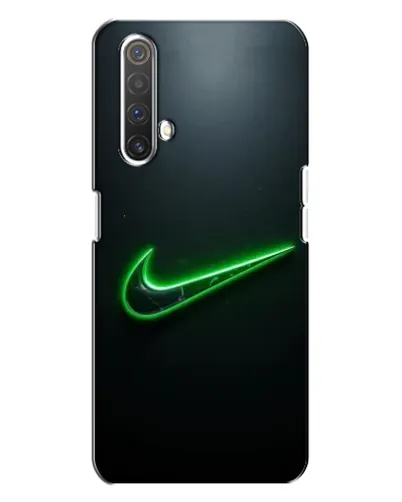 Чехол для Realme X3 с картинкой «Неоновый контур Nike» Чехол для Realme X3 с картинкой «Неоновый контур Nike»