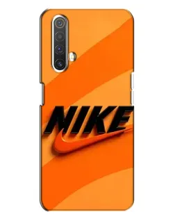 Чохол для Realme X3 з картинкою «Помаранчевий драйв Nike»