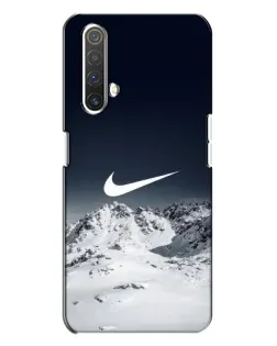 Чохол для Realme X3 з картинкою «Nike — зимові гори»