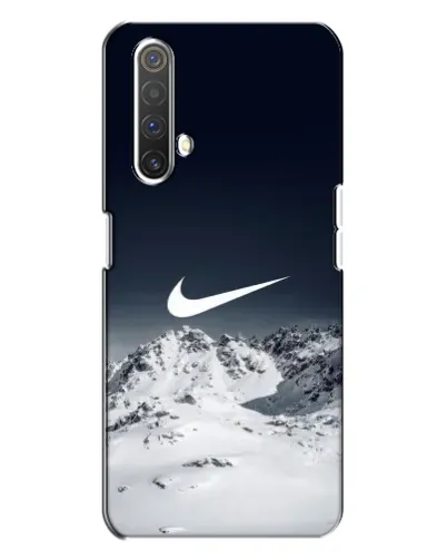 Чехол для Realme X3 с картинкой «Nike — зимние горы» Чехол для Realme X3 с картинкой «Nike — зимние горы»