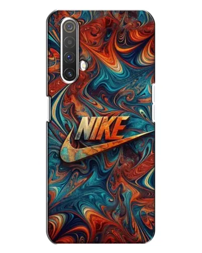 Чехол для Realme X3 с картинкой «Nike в абстракции» Чехол для Realme X3 с картинкой «Nike в абстракции»