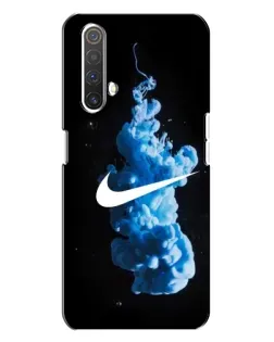 Чохол для Realme X3 з картинкою «Nike та синій дим»